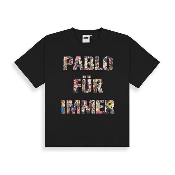 Lade das Bild in den Galerie-Viewer, PABLO FÜR IMMER T-SHIRT SCHWARZ
